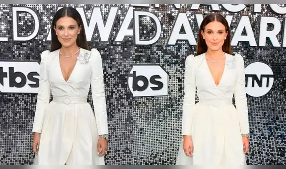 Millie Bobby Brown y los posibles retoques estéticos que se realizó en el rostro que la hacen ver mayor