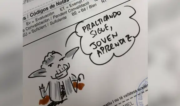 Profesor sorprende con las originales notas que les pone a sus alumnos
