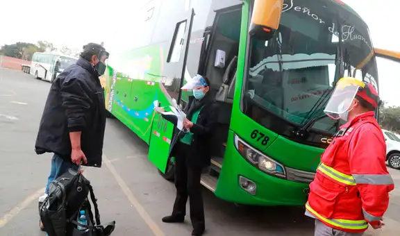 MTC: Cerca de un millón de personas se trasladaron entre provincias por la vía terreste