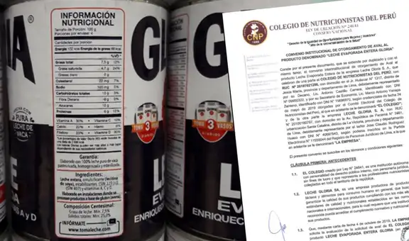 Leche evaporada: nutricionistas del Perú exigen al CNP esclarecer aval a la leche Gloria
