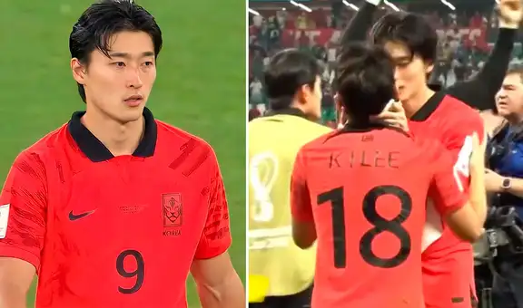 Cho Gue Sung: el ‘9’ de Corea besó a su compañero al celebrar victoria ante Portugal [VIDEO]
