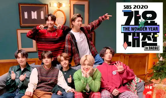 BTS en el 2020 SBS Gayo Daejun: horarios y dónde ver el live stream desde Daegu