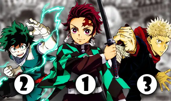 Ranking Semanal: Kimetsu no Yaiba supera a MHA, Black Clover y otros animes