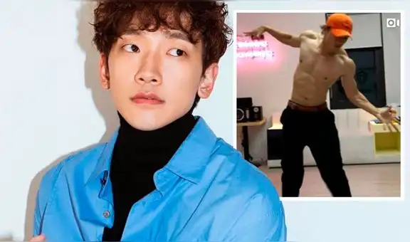 Bi Rain muestra su impresionante six pack a sus 38 años