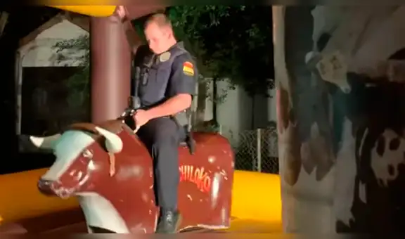 Policía entra a fiesta para acabar con molestosos ruidos y acaba haciendo lo impensado [VIDEO] 