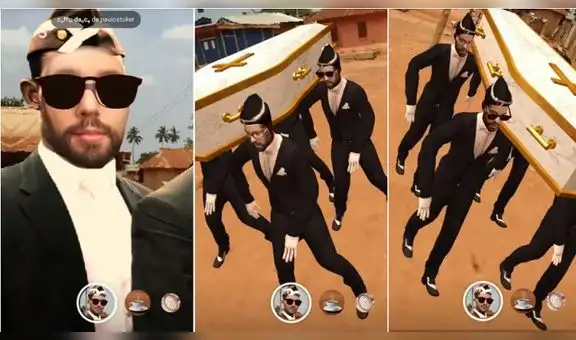 El filtro del baile del ataúd llega a Instagram y así lo puedes activar [FOTOS]