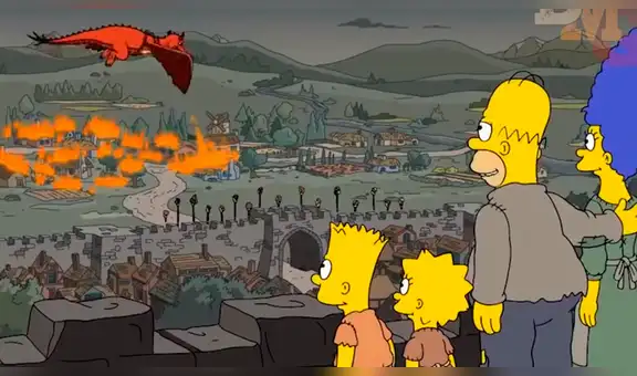 Game of Thrones: Los Simpson predijeron el ataque de Daenerys con Drogon [VIDEO]