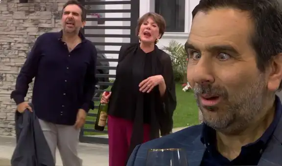 “Al fondo hay sitio”: Diego Montalbán y Francesca borrachos pelean con los Gonzáles en la calle