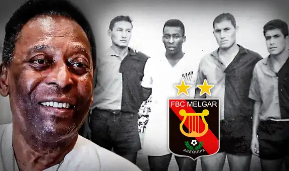 Pelé y la vez que enfrentó a un “aguerrido” FBC Melgar ante miles de espectadores 