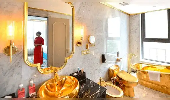 Un hotel vietnamita “se bañó” en oro para atraer a los turistas tras la pandemia [FOTOS]