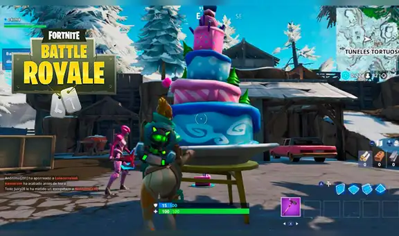 Fortnite: aprende cómo conseguir las tortas con este genial mapa [FOTOS Y VIDEO]