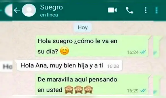 WhatsApp: envía foto "hot" a su suegro confesándole su amor [FOTO]