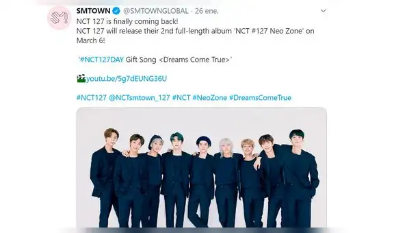 NCT 127 confirma segundo álbum tras regreso de Jungwoo [VIDEO]