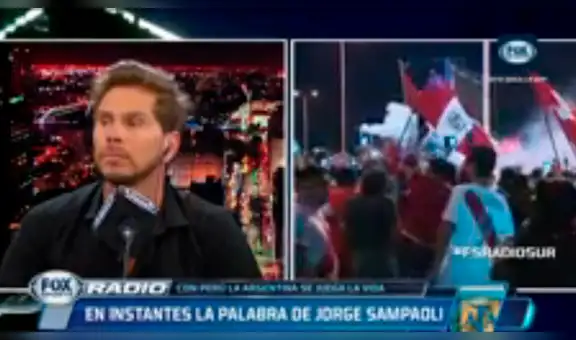 Perú vs. Argentina: Impacto en Fox Sports ante multitud peruana en aeropuerto de Ezeiza [VIDEO]