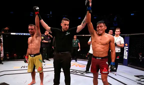 Peleador peruano Enrique Barzola empató pelea con Rani Yahya por la UFC Brasilia [VIDEO]