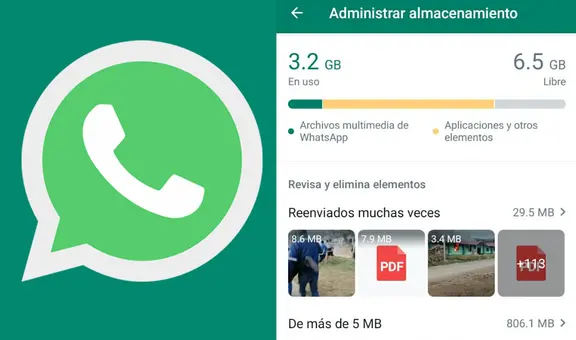 WhatsApp: ¿cómo liberar espacio en la app sin tener que borrar archivos importantes?