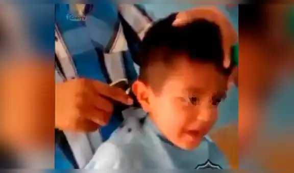 Facebook: niño solo quería un corte de cabello, pero el resultado fue desconsolador