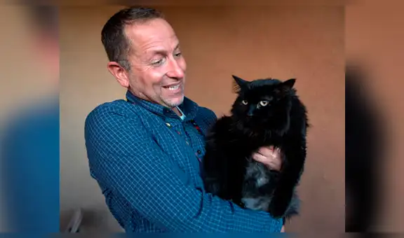 Gato se reencuentra con su dueño luego de 5 años gracias a un microchip en su cuerpo [FOTOS]