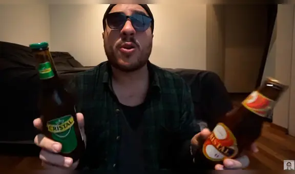 YouTube viral: realizan comparación de sabor entre cerveza Cristal peruana y chilena [VIDEO]