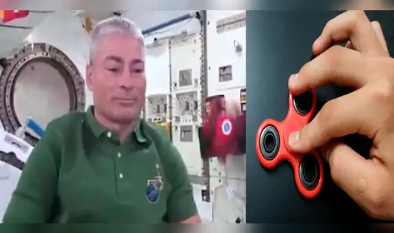 Twitter: Astronautas llevan un 'spinner' al espacio y realizan divertidas acrobacias [VIDEO]