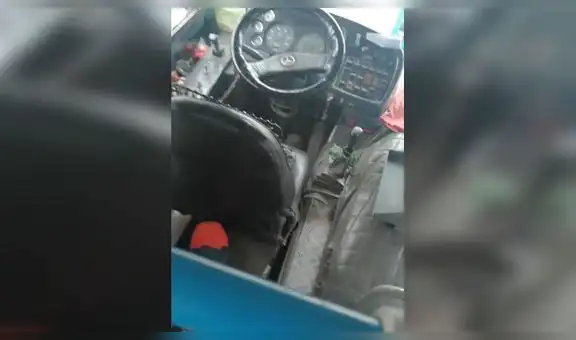 Chofer de bus estaciona su unidad para votar en Elecciones 2020 y obliga a pasajeros a esperarlo [VIDEO] 