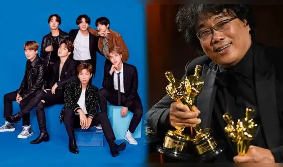 La camiseta de Bong Joon Ho que es parecida al logo de BTS causa furor en redes