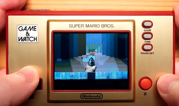 Nintendo: la Game & Watch de Super Mario Bros ya puede correr Doom