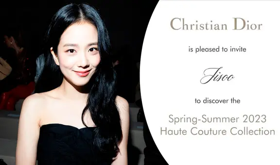 Jisoo de BLACKPINK en Dior Couture Show: fotos y videos desde el desfile en París