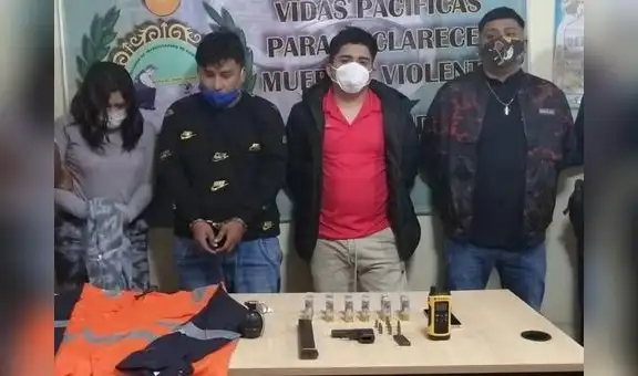 Trujillo: cuatro integrantes de la banda Los Brothers caen con pistola y una granada