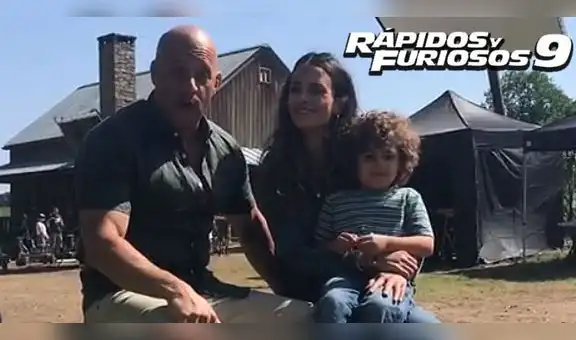 Rápidos y Furiosos 9:  Vin Diesel presenta al ‘hijo de Brian O’Conner’ [VIDEO]