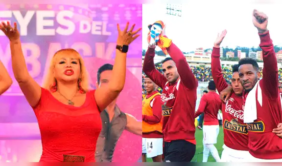 Susy Díaz y su foto en topless tras triunfo de Perú ante Ecuador