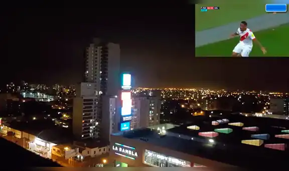 Facebook: Así se escuchó en todo Lima el primer gol de la selección peruana [VIDEO]