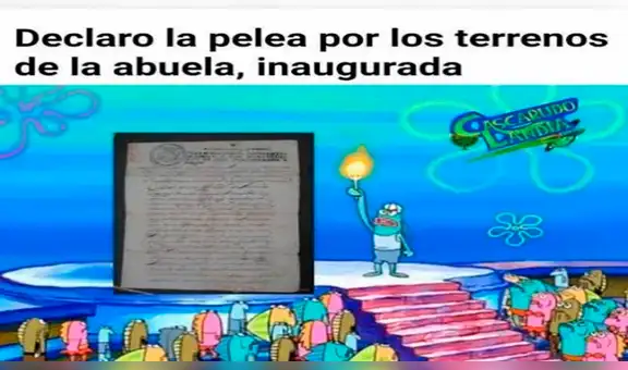 Entérate el origen del meme navideño de las peleas familiares por los terrenos de la abuela [FOTOS]