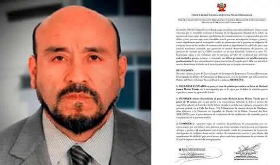 Odebrecht: Disponen arresto domiciliario para exárbitro Richard Martín Tirado por riesgo de COVID-19