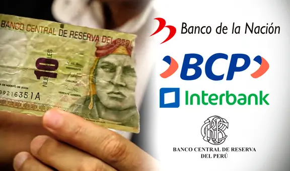 ¿Qué características deben tener los billetes rotos para ser canjeados en los bancos?