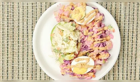 Receta de palta a la reina y huevo a la rusa [video]