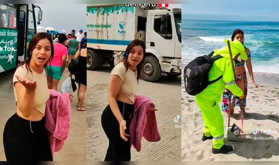 Venezolana visita Punta Hermosa y se sorprende al ver lo limpia que está la playa