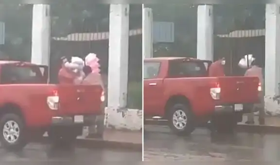 Le compra todos sus productos a un anciano para que pueda volver a casa en plena pandemia [VIDEO]