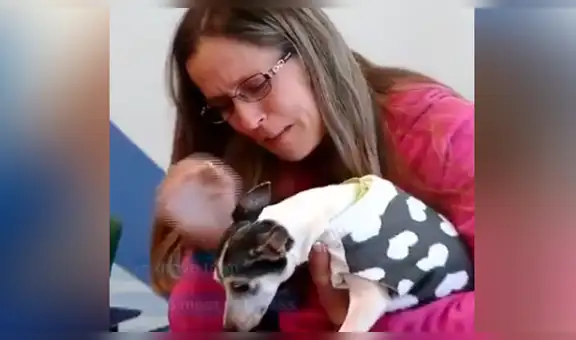 Mujer se reencuentra con su perro perdido después de 12 años y así fue su reacción [VIDEO]