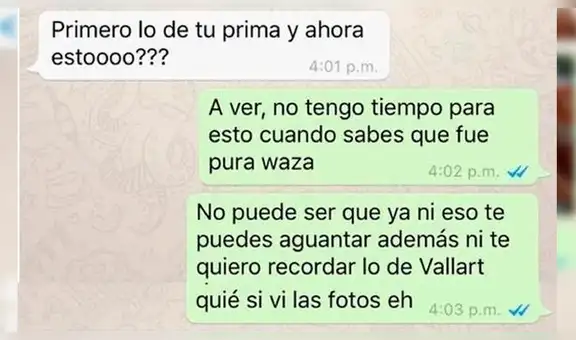 WhatsApp: recibe por error fotos de la amante del esposo y reacciona así [FOTOS]