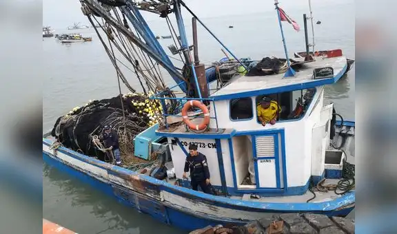 Produce interviene a embarcación que realizaba pesca ilegal frente al Callao