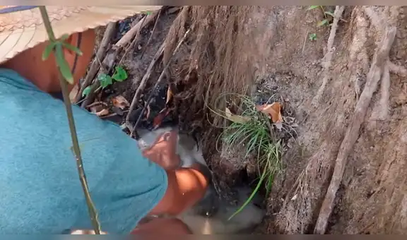 YouTube viral: 'Misteriosas criaturas' emergen de hoyo que descubrió joven [VIDEO]