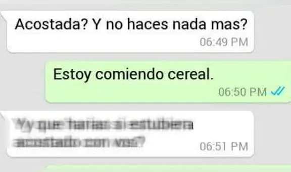 WhatsApp: Intentó iniciar una conversación 'hot', pero terminó humillado