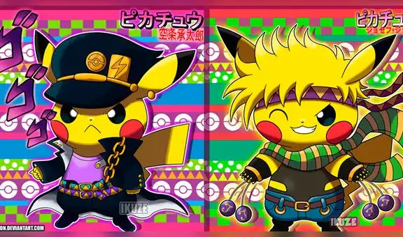 Pokémon: Artista dibujó a Pikachu como reconocidos personajes de anime y el resultado es genial [FOTOS]