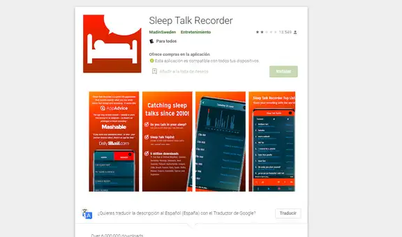¿Hablas mientras duermes? App te grabará toda la noche y mostrará los sonidos más relevantes