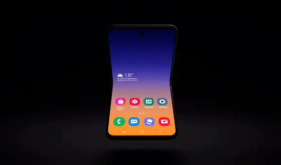 Samsung revela que está desarrollando un nuevo concepto de smartphone plegable [VIDEO]