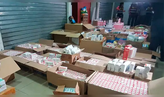 COVID-19: intervienen depósito del Centro de Lima donde almacenaban paracetamol y azitromicina