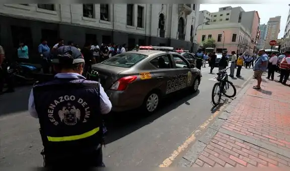 Cercado de Lima: sujetos ocasionaron balacera para realizar asalto a cambista en jirón Ocoña [FOTOS y VIDEO]