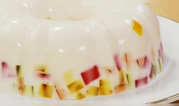 Receta de la torta mosaico de gelatina