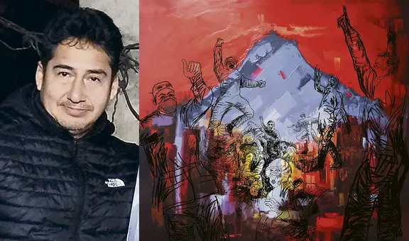 Pintor “Renzo” Macedo: “Mi taller son las calles”